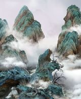 Dragon by Yang Yongliang contemporary artwork print
