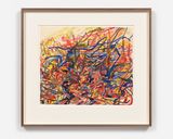 Untitled Scribble Scrabble by Mark Grotjahn contemporary artwork works on paper