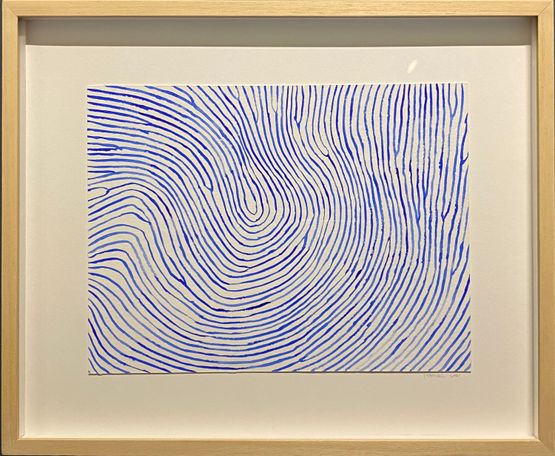 Self Portrait The Upper Section of my Left Ring Finger by Itamar Gov contemporary artwork Works on Paper