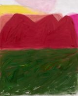 Red Mountains by Jongsuk Yoon contemporary artwork painting