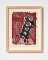 Ladder and Step Series 29 by Basil Beattie contemporary artwork painting