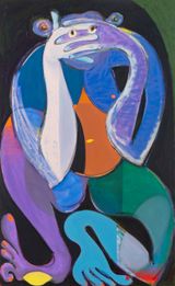 Monkey by Antone Konst contemporary artwork painting