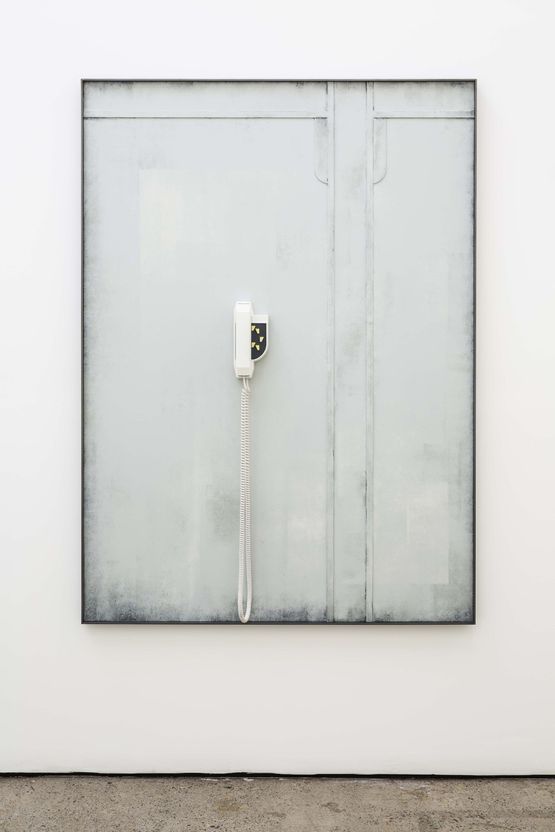 Remembered Waves for J by Martin Boyce contemporary artwork Painting