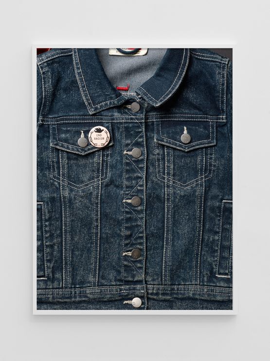 Jeans Buttons End Racism by Annette Kelm contemporary artwork Photography