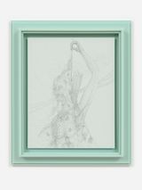 Turquoise Diana by Matthew Barney contemporary artwork works on paper