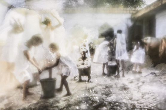 Milky Holi Sculpted Image by Prune Nourry contemporary artwork Mixed Media