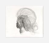 Black and White Drawings IV by Trude Viken contemporary artwork drawing works on paper