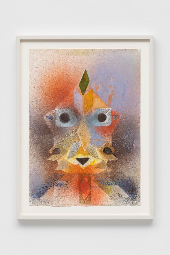 Tangram-Kopf by Stefan Bertalan contemporary artwork Works on Paper