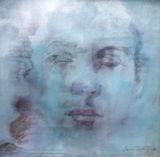 Yo Malintzin from the series Escenas ineditas de la Vida de Malintzin by Sandra Del Pilar contemporary artwork painting