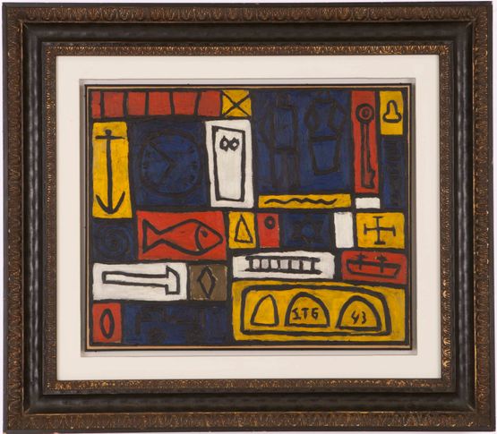 Composicion Constructiva by Joaquin Torres-Garcia contemporary artwork Painting