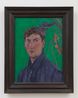 Self with Dry Flowers by Max Jahn contemporary artwork Painting