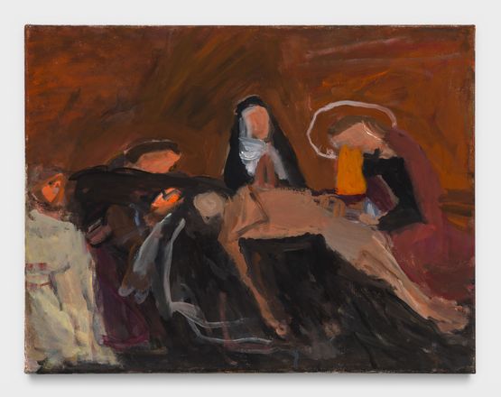 Pieta II by Janice Nowinski contemporary artwork Painting