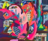 Untitled by Franz Ackermann contemporary artwork painting works on paper