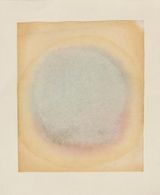 Untitled Christmas and New Years Greeting by Gotthard Graubner contemporary artwork painting works on paper