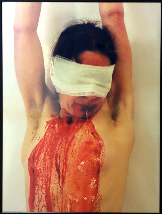 Ohne Titel 107. Aktion by Hermann Nitsch contemporary artwork Photography
