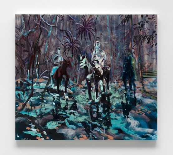 The Misty Forest by Maia Cruz Palileo contemporary artwork Painting