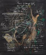 Draw your face to erase the land and vice versa 2 by Buen Calubayan contemporary artwork painting