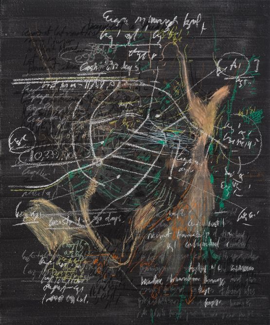 Draw your face to erase the land and vice versa 2 by Buen Calubayan contemporary artwork Painting