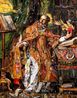Repro saints Saint Augustine after Philippe de Champaigne by Vik Muniz contemporary artwork Print