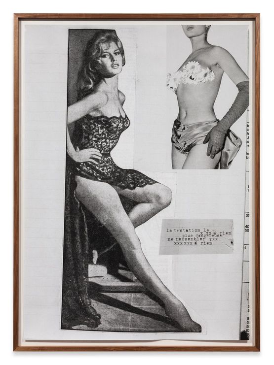 Untitled la tentation le plus dangereuse... by Astrid Klein contemporary artwork Photography