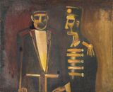 The talk by Ashraf Murad contemporary artwork painting
