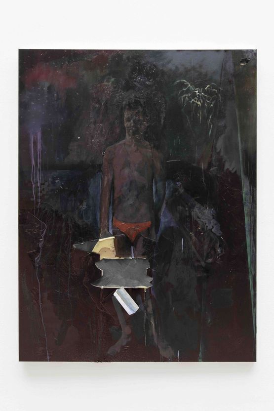 Pool Scene by Matthieu Ronsse contemporary artwork Painting