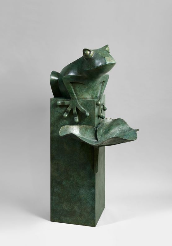 Frog Fountain by Daniel Daviau contemporary artwork Sculpture