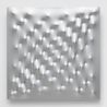 Superficie argento by Enrico Castellani contemporary artwork Sculpture