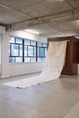 Te Ahurewa o Hineteiwaiwa by Nikau Hindin contemporary artwork textile
