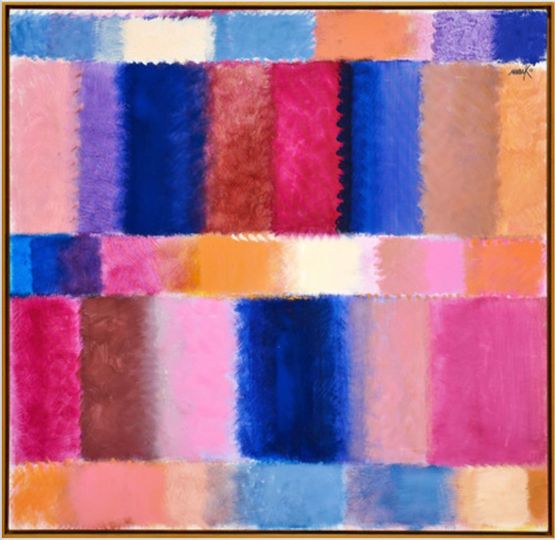 Ohne Titel Chromatische Konstellation by Heinz Mack contemporary artwork Painting