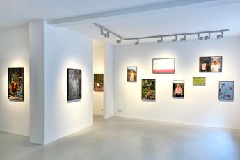 Contemporary art exhibition Grit Schwerdtfeger Ubergang at GaleriePeterSillem Frankfurt Germany