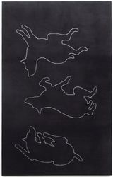 Ohne Titel Drei Hunde 4 by Aldo Walker contemporary artwork painting