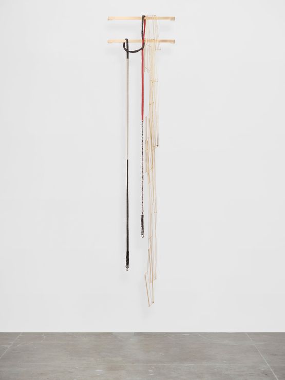 discrepancies with W.W. 5 by Leonor Antunes contemporary artwork Sculpture