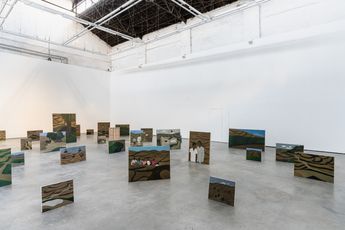 Contemporary art exhibition Yan Wenhui Sailing on land at ShanghART M50 Shanghai China