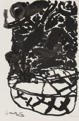 Brainlessness by Wang Chuan contemporary artwork drawing works on paper