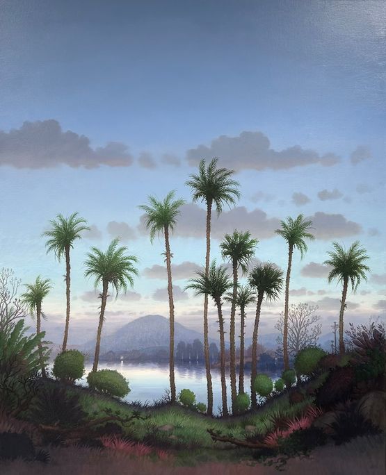 Palm Island Christmas by Alexander McKenzie contemporary artwork Painting