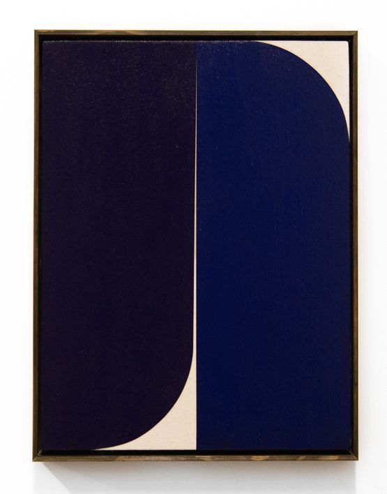 Dark Blue 6 by Johnny Abrahams contemporary artwork Painting