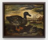 Untitled Paesaggio con anatra by Luigi Zuccheri contemporary artwork painting