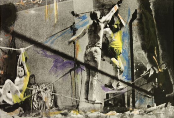 Water Light  Water Needle I by Carolee Schneemann contemporary artwork Painting