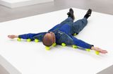 Untitled Tennis Balls  by Erwin Wurm contemporary artwork sculpture