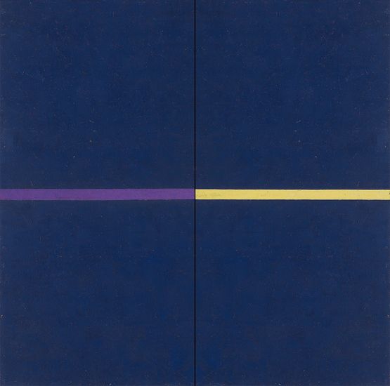 Sliding - Opposite by Xiong Wenyun contemporary artwork Painting