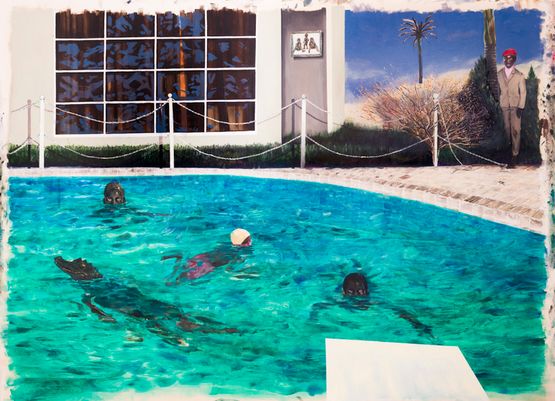 Banhistas n 3 - Espreita by Antonio Oba contemporary artwork Painting