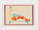Girl long legs 3 by Alessandro Pessoli contemporary artwork Works on Paper