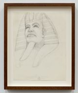 Sphynx Sees Faar by Alan Saret contemporary artwork works on paper drawing