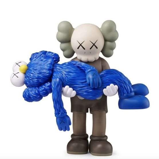 Gone - blue by KAWS contemporary artwork Painting