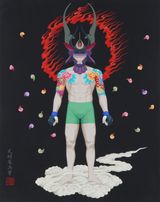 Descent of the Warrior by Tenmyouya Hisashi contemporary artwork painting