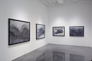Contemporary art exhibition Hyun-Joung Lee Infinity Path at The Columns Gallery Seoul South Korea