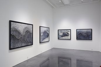 Contemporary art exhibition Hyun-Joung Lee Infinity Path at The Columns Gallery Seoul South Korea