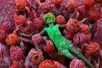 Holi Man by Steve Mccurry contemporary artwork Print