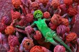 Holi Man by Steve Mccurry contemporary artwork print